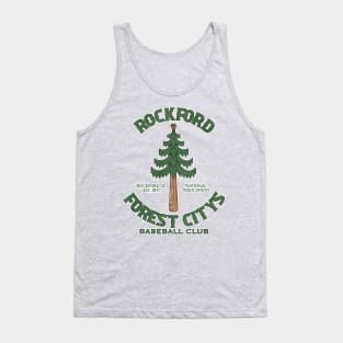 Defunct Rockford Forest Citys Baseball Team Tank Top